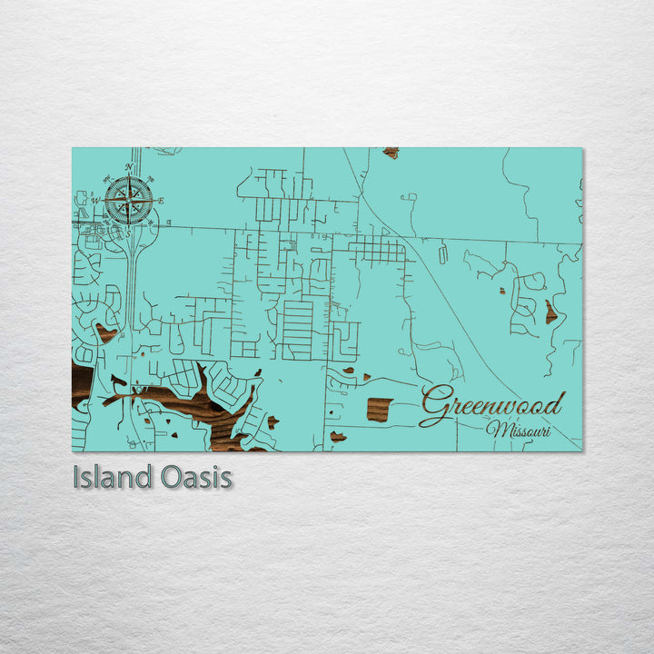 Greenwood, Missouri Street Map