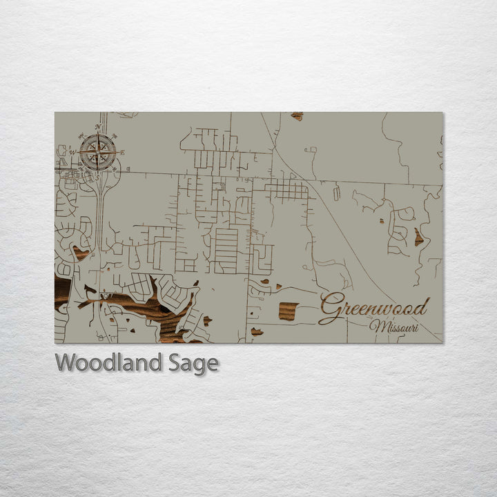 Greenwood, Missouri Street Map