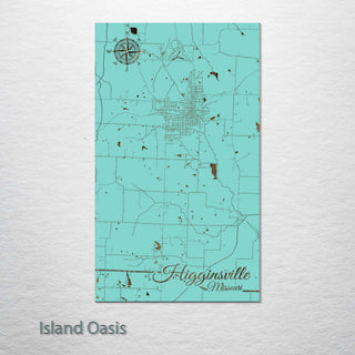 Higginsville, Missouri Street Map