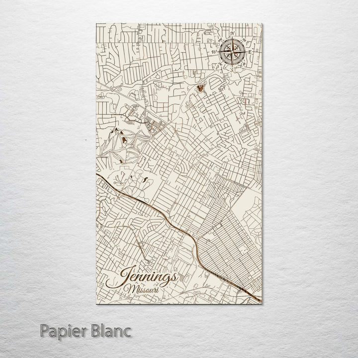 Jennings, Missouri Street Map