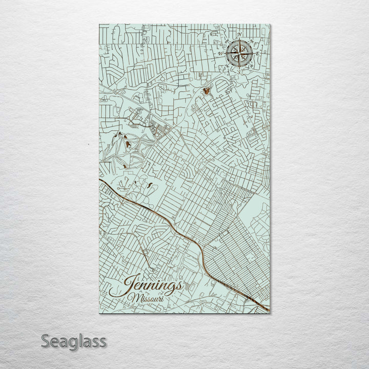 Jennings, Missouri Street Map