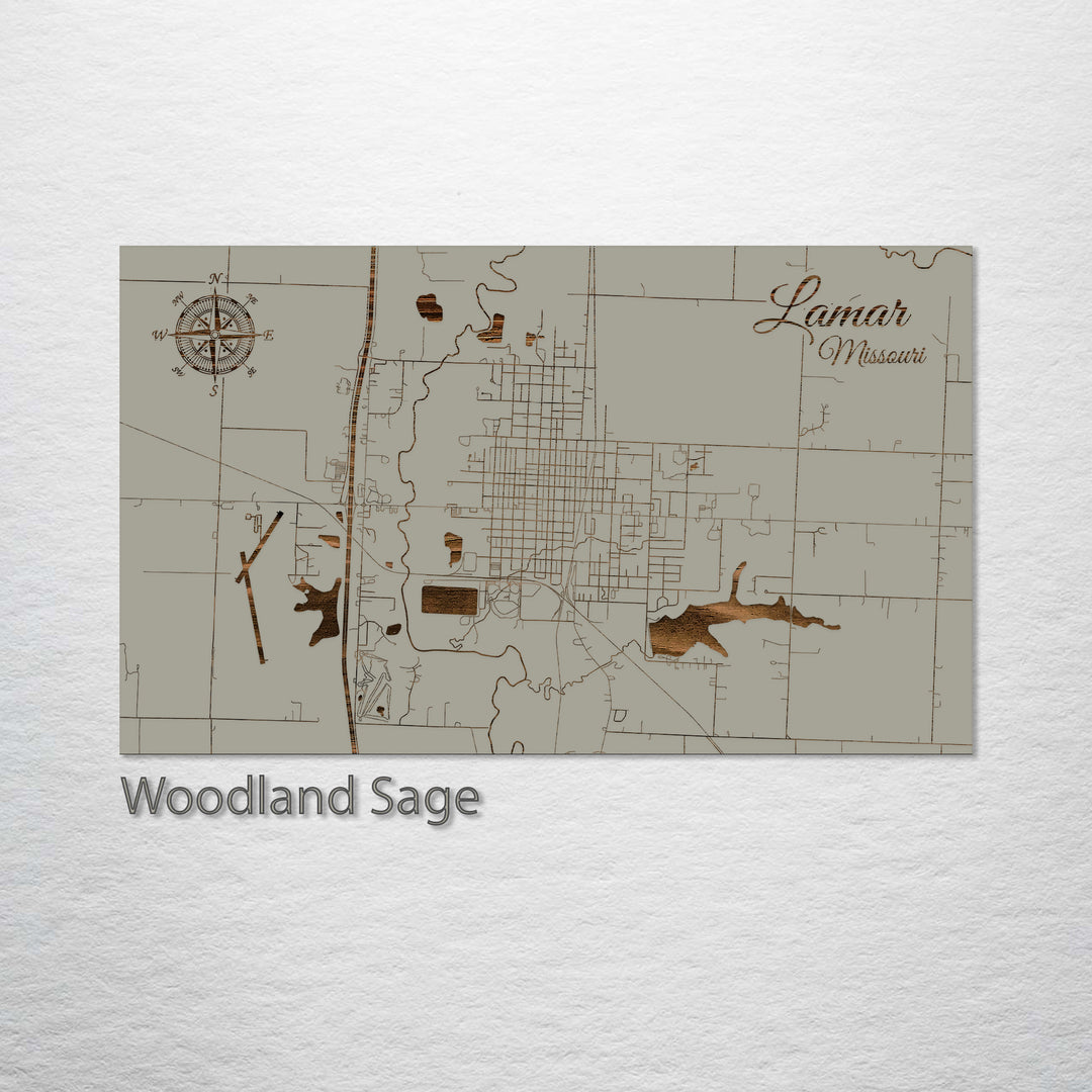 Lamar, Missouri Street Map