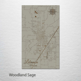 Lebanon, Missouri Street Map