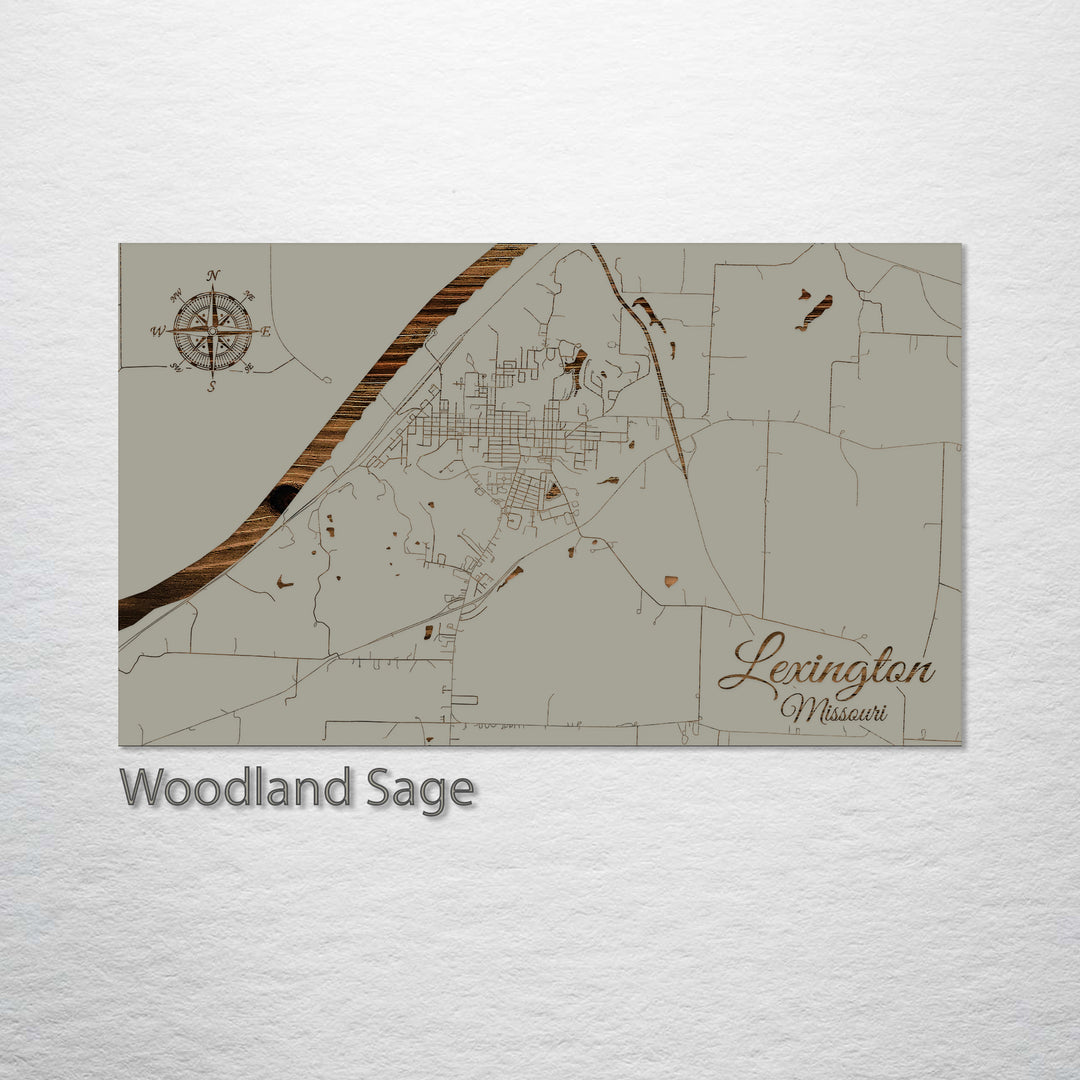 Lexington, Missouri Street Map