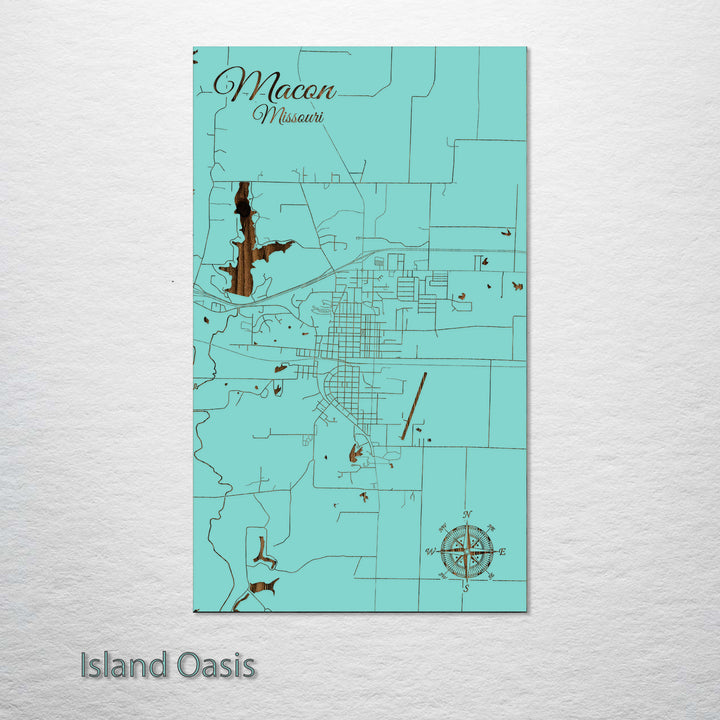 Macon, Missouri Street Map