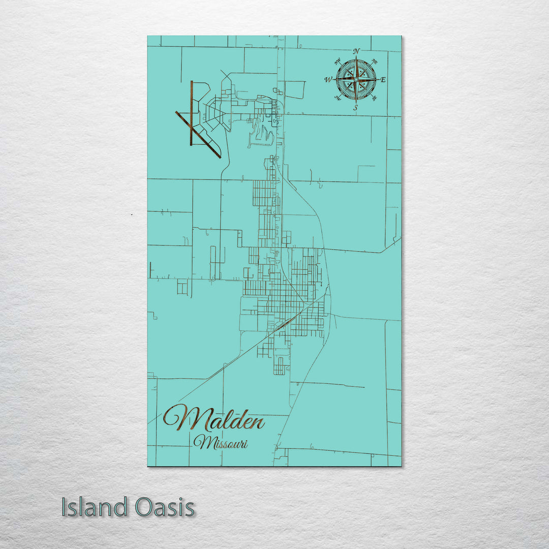 Malden, Missouri Street Map