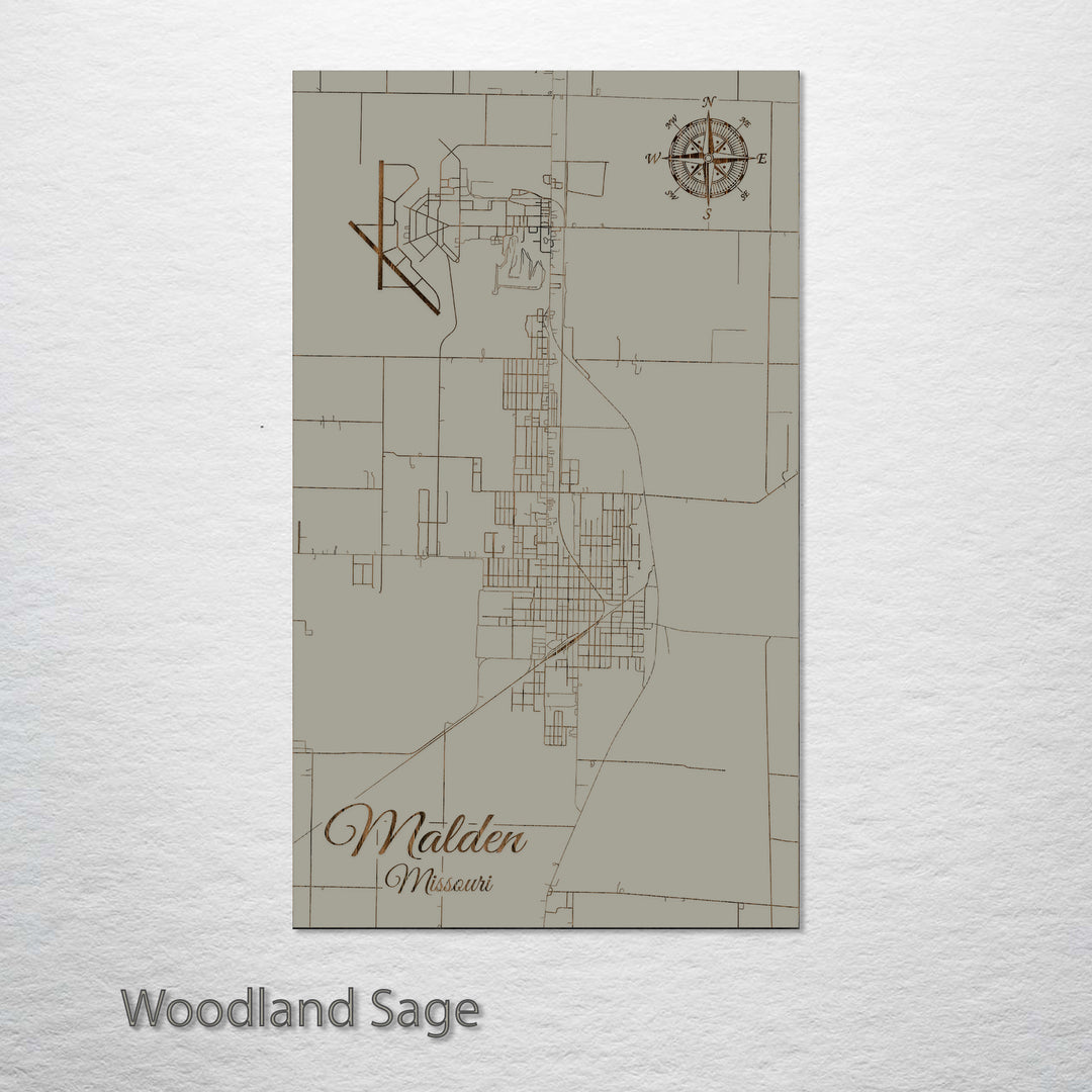 Malden, Missouri Street Map