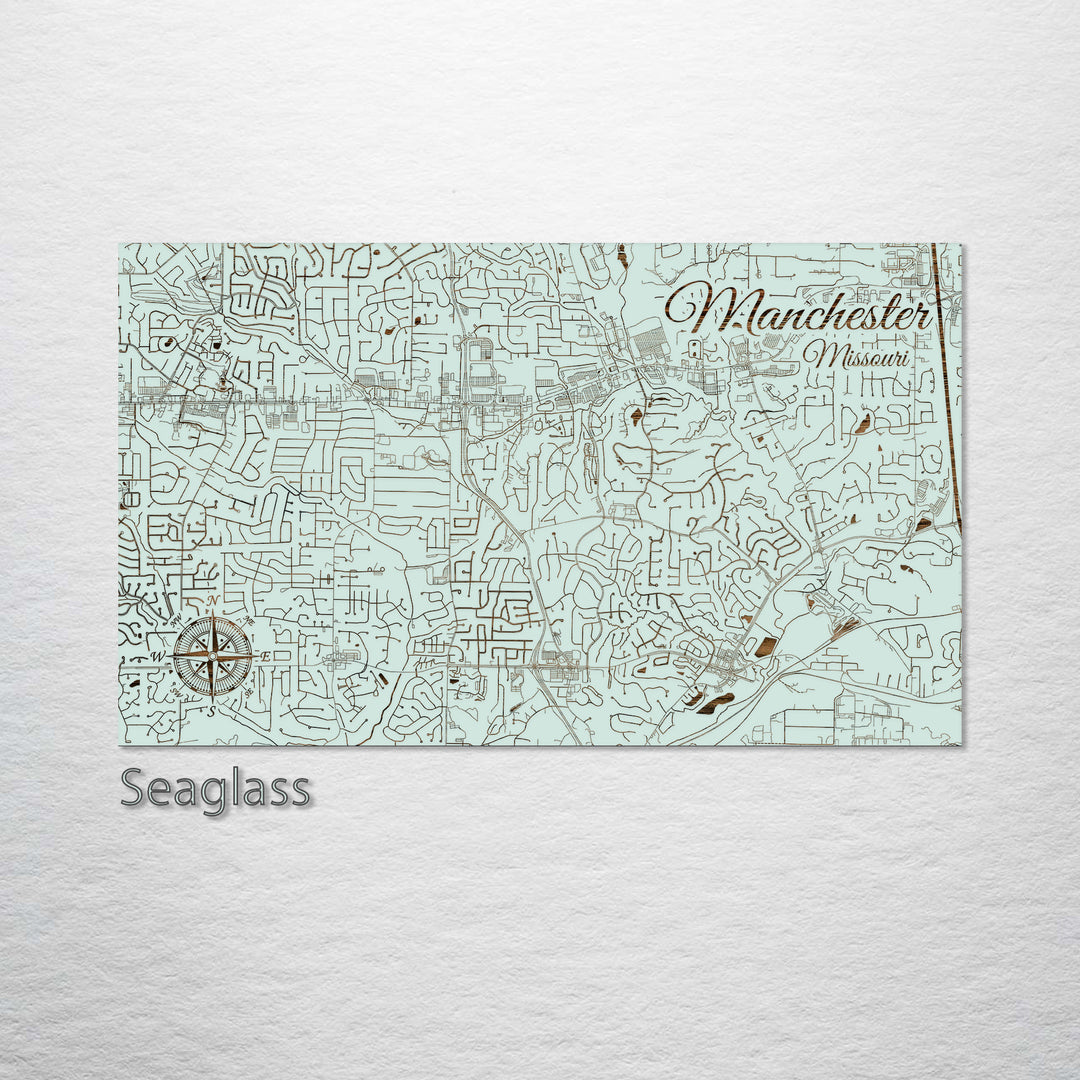 Manchester, Missouri Street Map