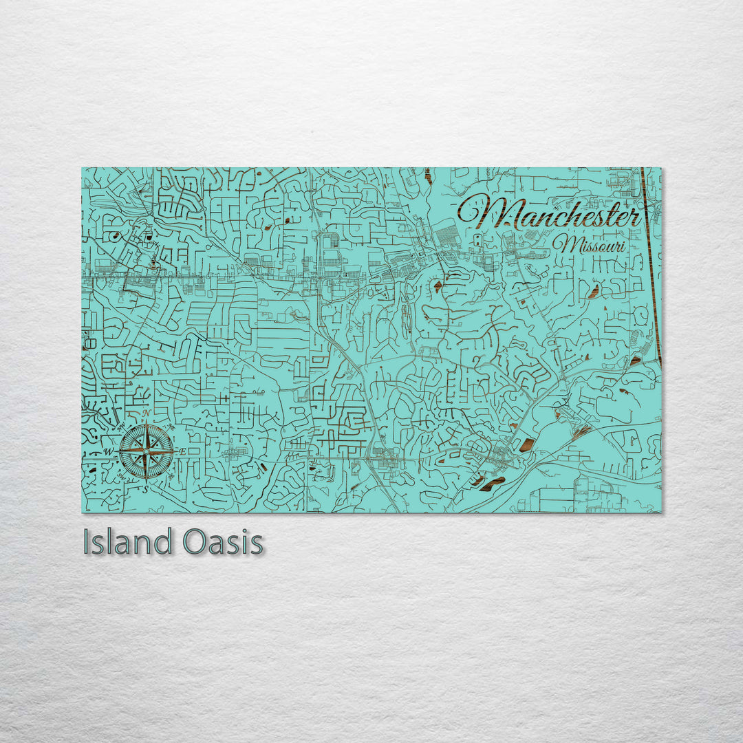 Manchester, Missouri Street Map