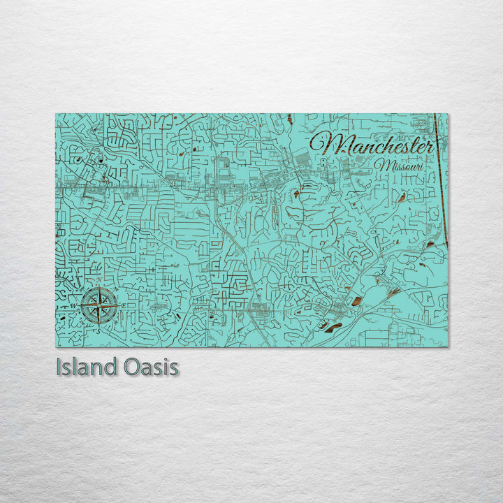 Manchester, Missouri Street Map