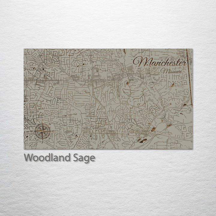 Manchester, Missouri Street Map