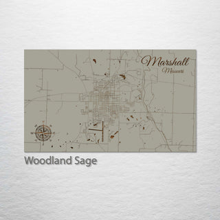 Marshall, Missouri Street Map