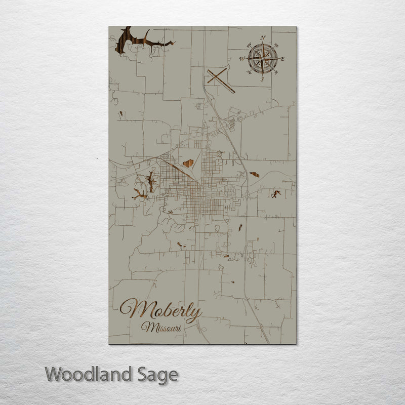 Moberly, Missouri Street Map