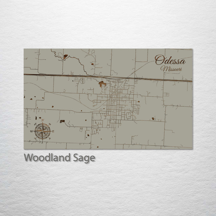 Odessa, Missouri Street Map