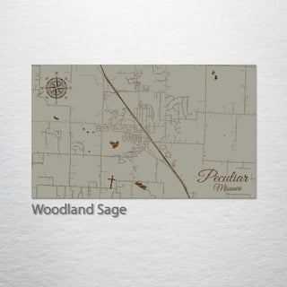 Peculiar, Missouri Street Map