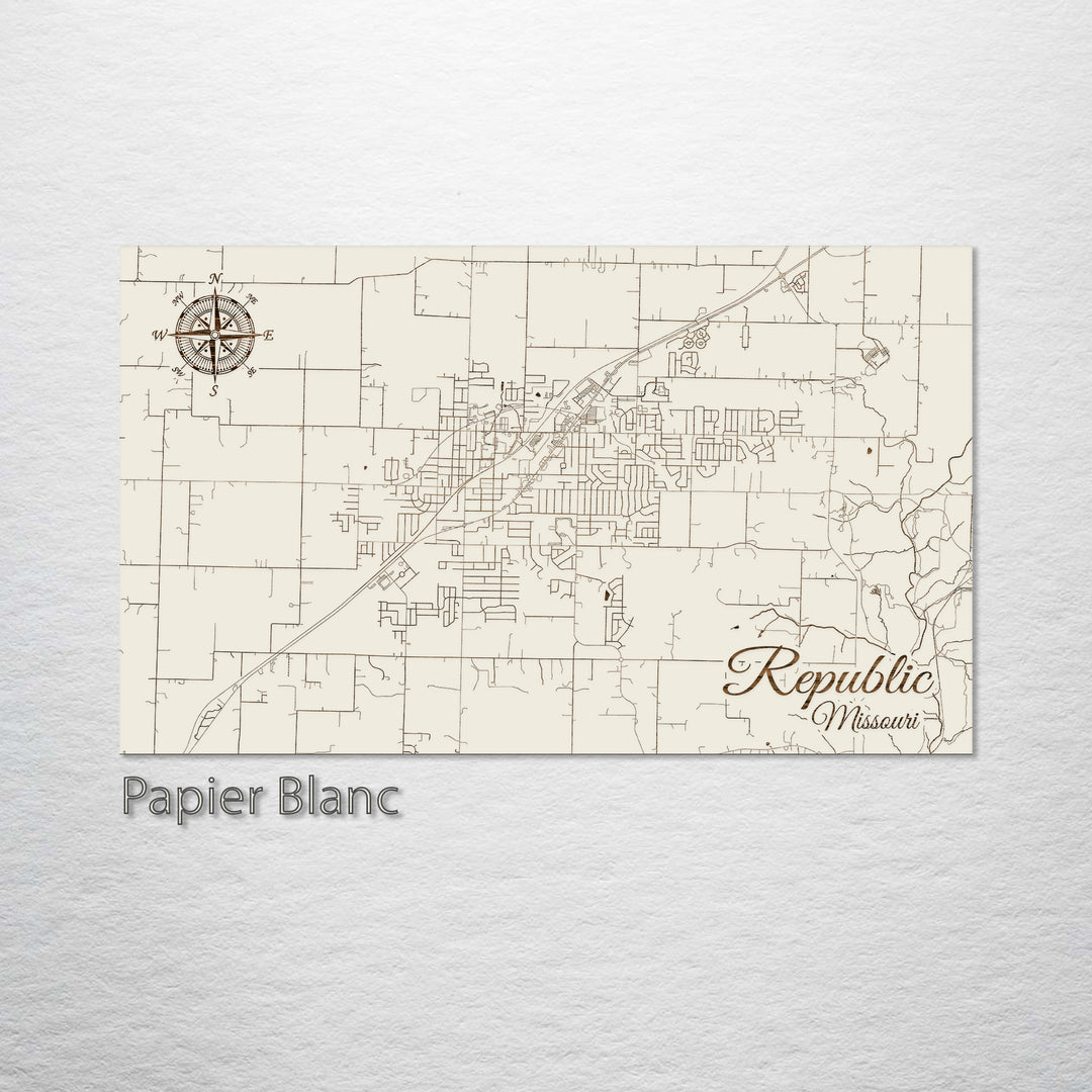 Republic, Missouri Street Map