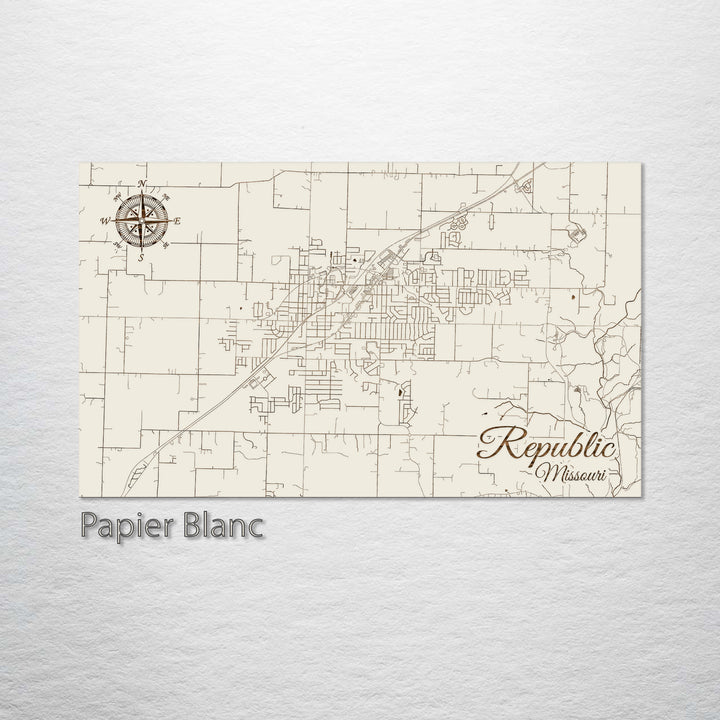 Republic, Missouri Street Map