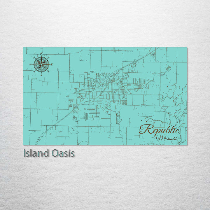 Republic, Missouri Street Map