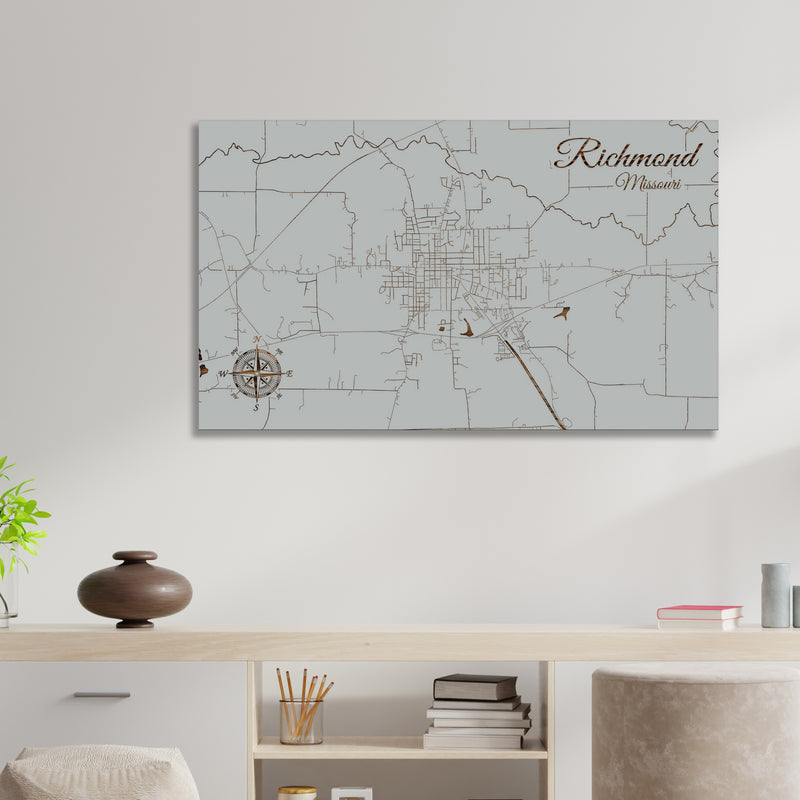 Richmond, Missouri Street Map