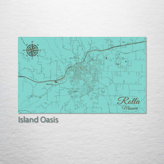 Rolla, Missouri Street Map
