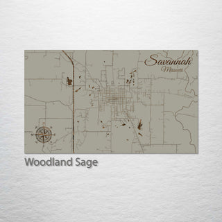 Savannah, Missouri Street Map