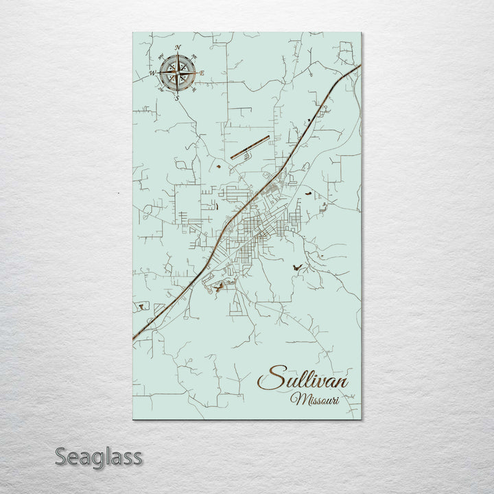 Sullivan, Missouri Street Map