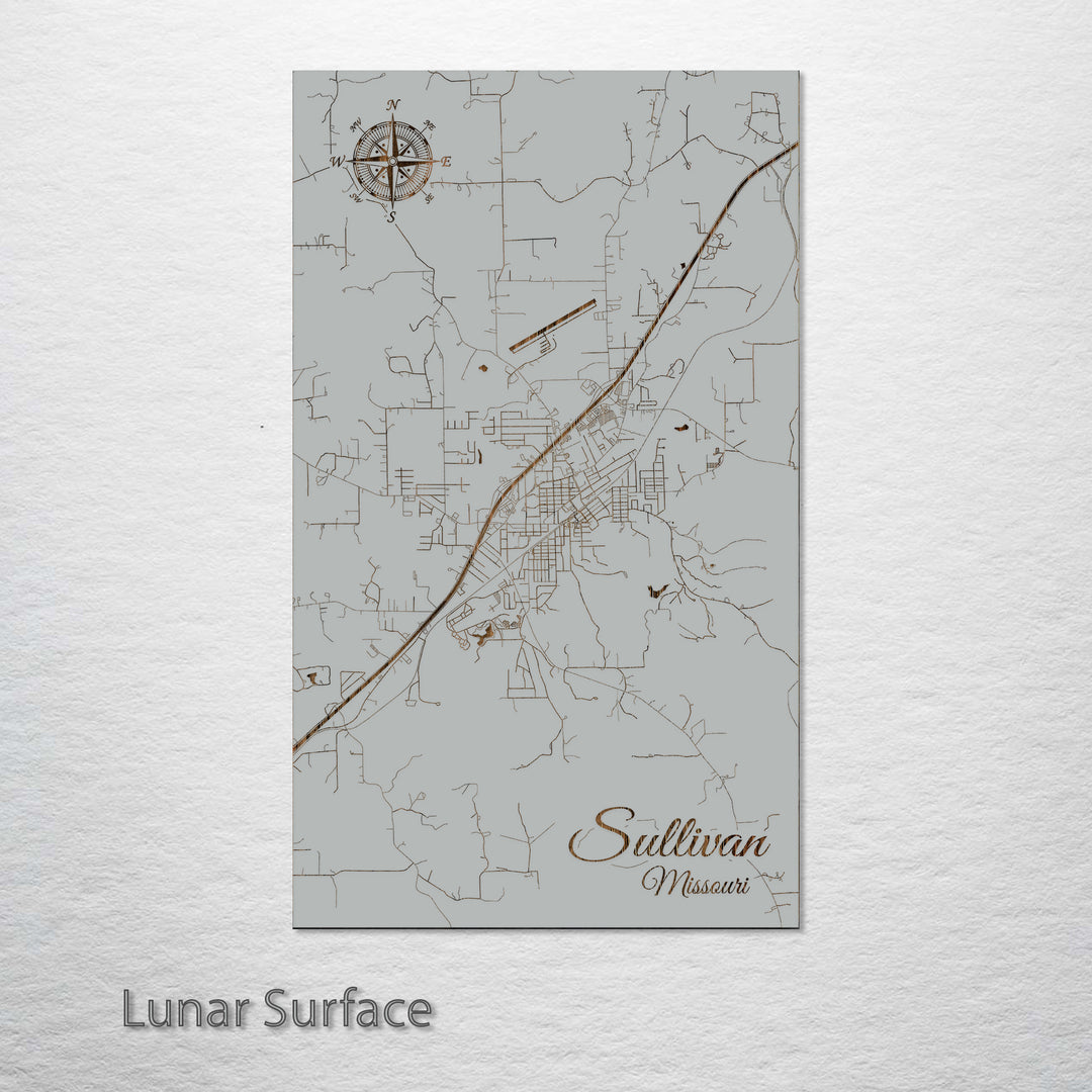 Sullivan, Missouri Street Map