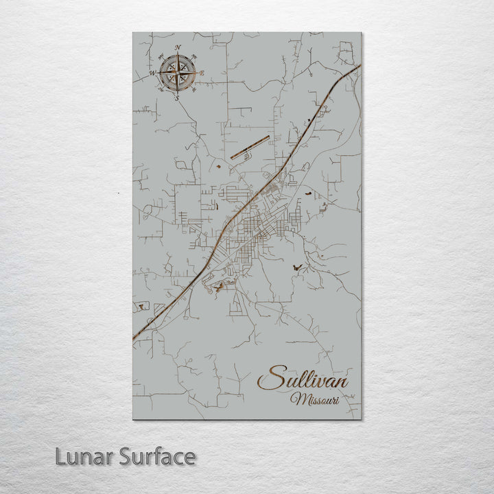 Sullivan, Missouri Street Map