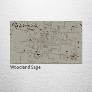 Warrensburg, Missouri Street Map