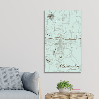 Warrenton, Missouri Street Map