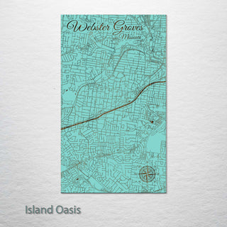 Webster Groves, Missouri Street Map