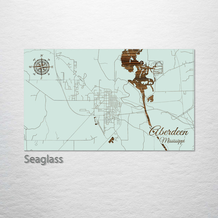 Aberdeen, Mississippi Street Map