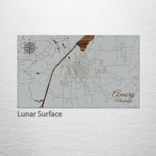 Amory, Mississippi Street Map