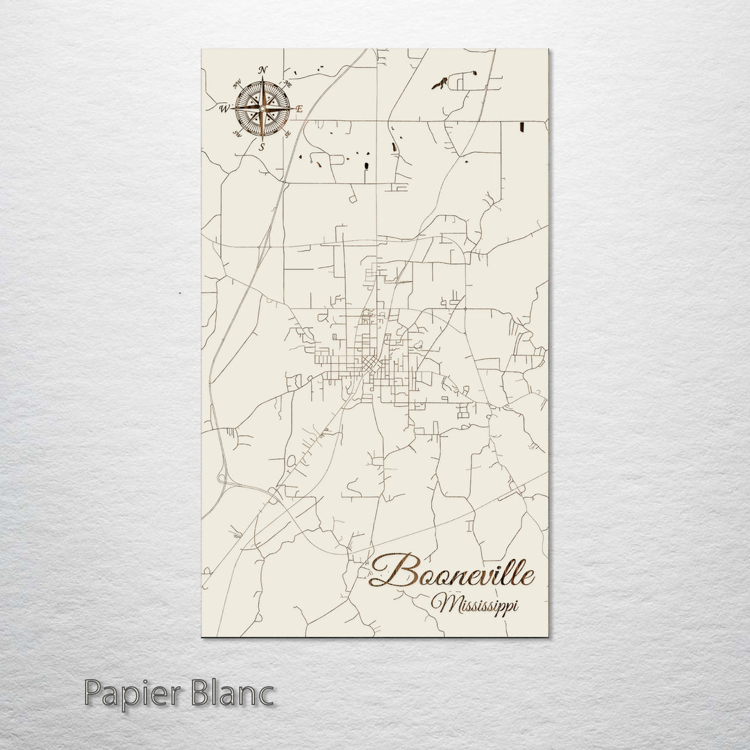 Booneville, Mississippi Street Map