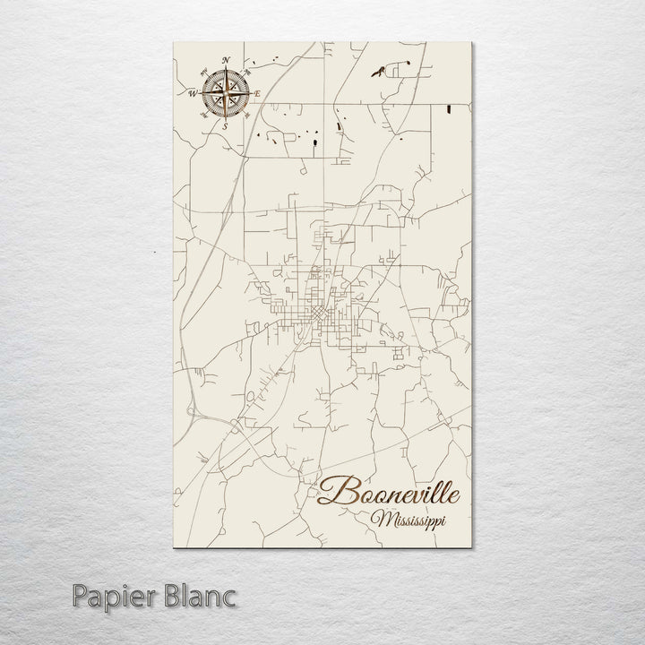 Booneville, Mississippi Street Map
