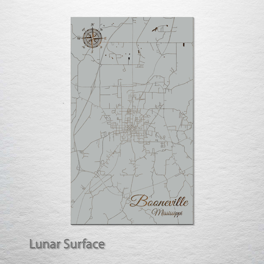 Booneville, Mississippi Street Map