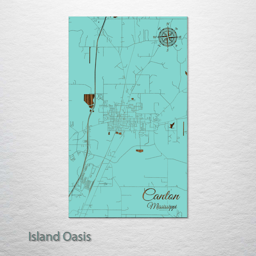 Canton, Mississippi Street Map