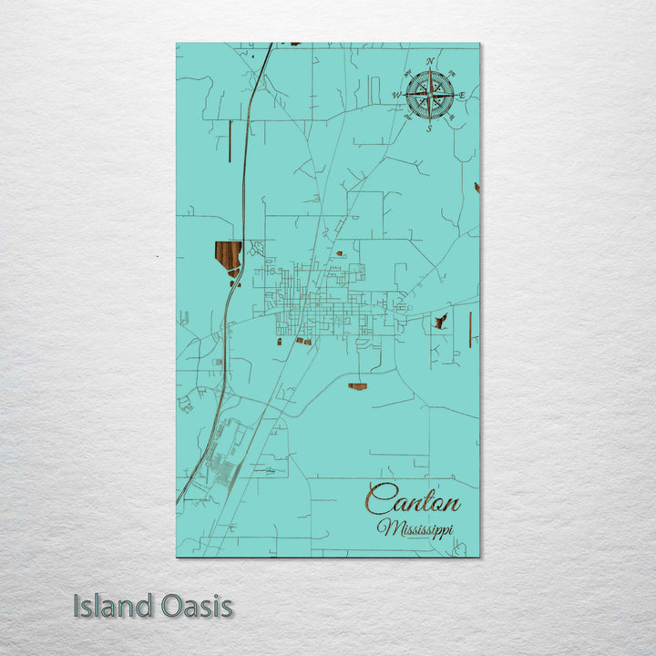 Canton, Mississippi Street Map