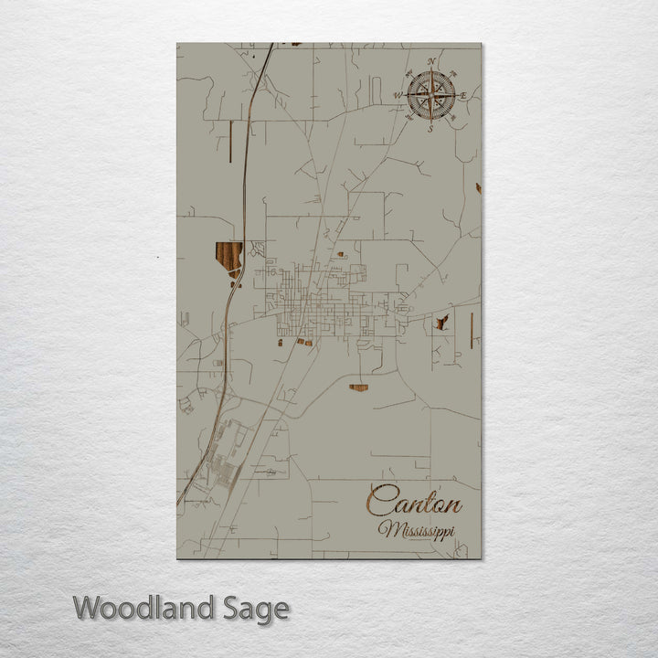 Canton, Mississippi Street Map
