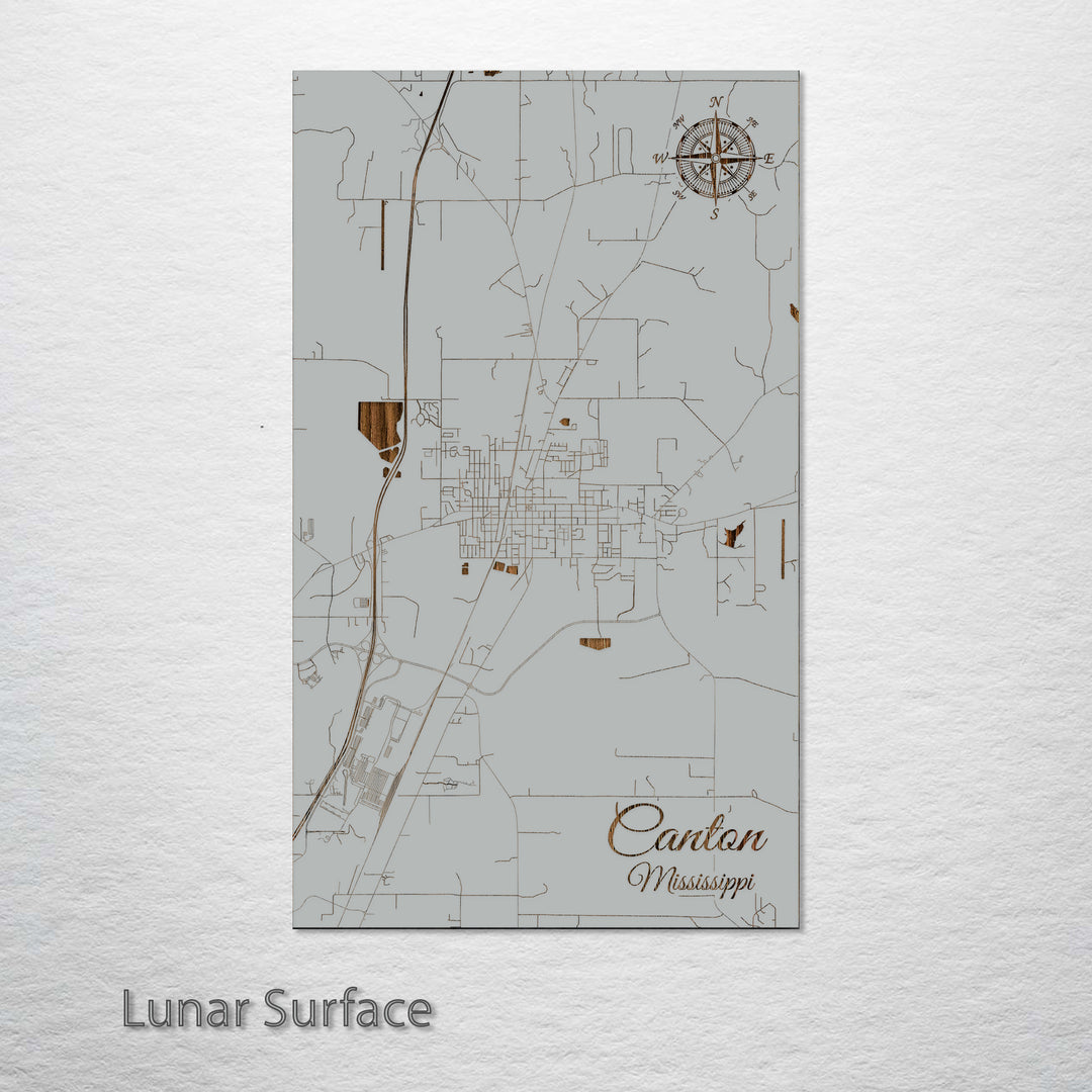 Canton, Mississippi Street Map