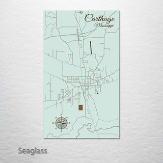 Carthage, Mississippi Street Map