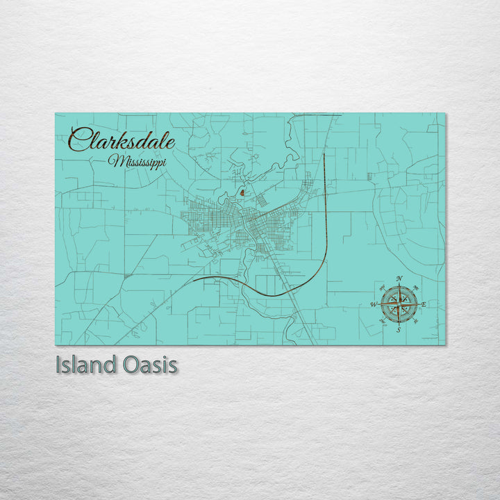 Clarksdale, Mississippi Street Map