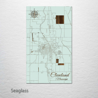 Cleveland, Mississippi Street Map