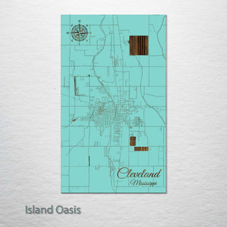 Cleveland, Mississippi Street Map