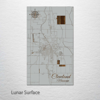 Cleveland, Mississippi Street Map