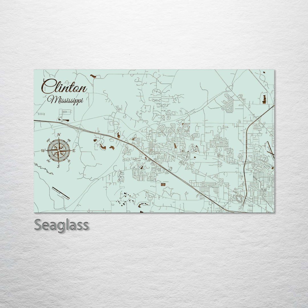 Clinton, Mississippi Street Map