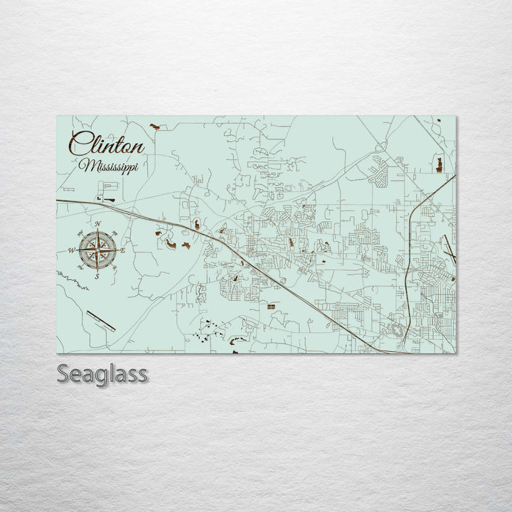 Clinton, Mississippi Street Map