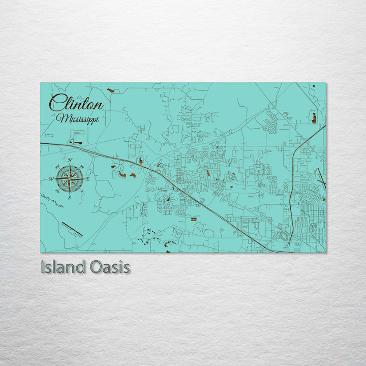 Clinton, Mississippi Street Map