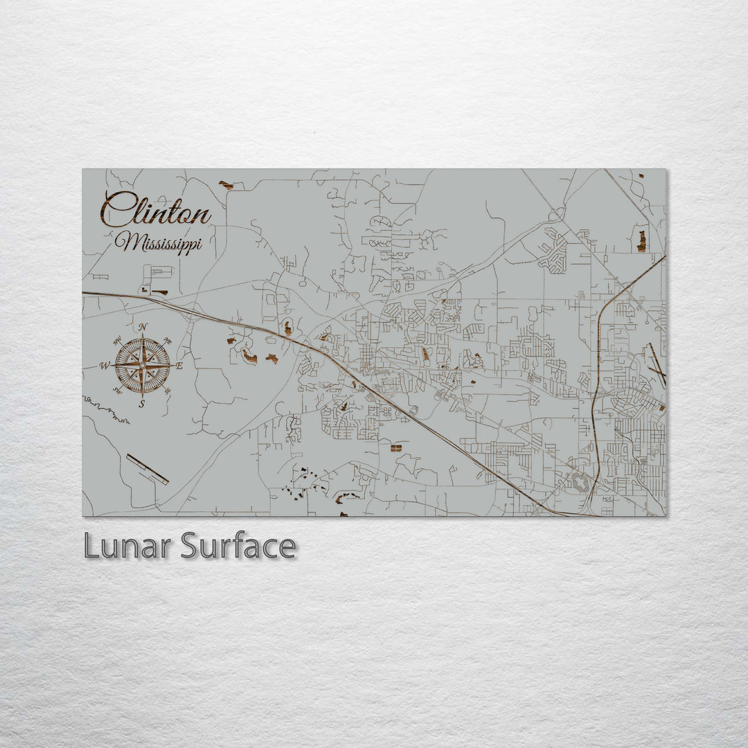 Clinton, Mississippi Street Map