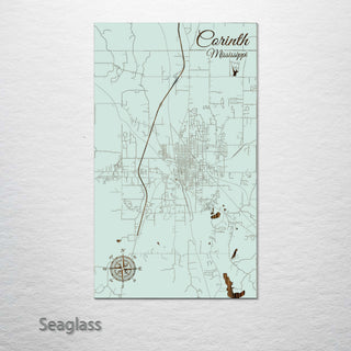 Corinth, Mississippi Street Map